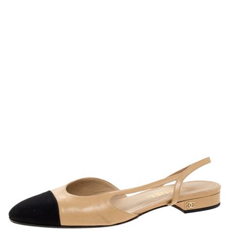 chanel classic slingback price|Chanel style slingback flats.